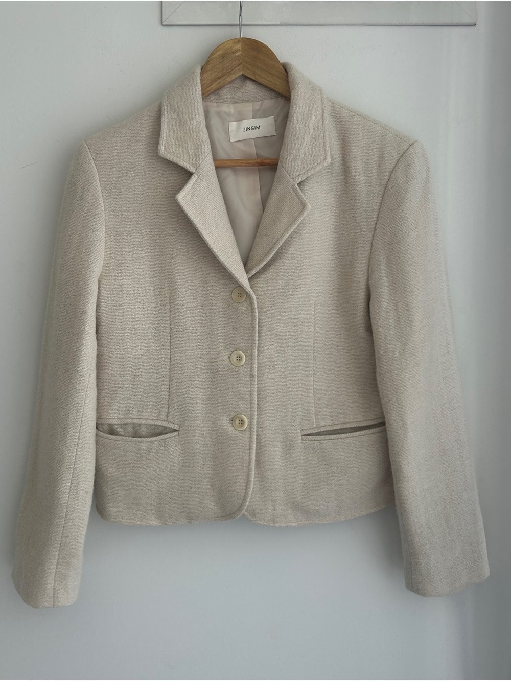 Cream Tailored Women's Blazer